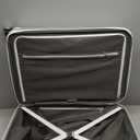 Samsonite Freeform Hardside Expandable with Double Spinner Wheels, White, Checked-Medium 24-Inch