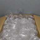 40 Pack Rhombus Plastic Wine Glasses,Heavy Duty Disposable Wine Champagne Whiskey Glasses Unbreakable Clear Plastic Cocktail Glasses for Party Wedding Birthday (Transparent-Rhombus-13.5oz)