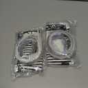 2 x Women's Leather Belt for Jeans, Dress, Pants & Formal Outfits, Ladies Trendy Reversible Design Belt with Gold Buckle