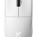 MCHOSE L7 Pro Wireless Gaming Mouse, PAW3395 26K Sensor, Wireless/ Wired Dual 8K Polling, 39g Ultra-Light Weight, 2.4GHz RF/ BT/ Wired Tri-Mode Connection (Pro-PAW3395 26K Sensor, White)