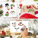 Christmas Snow Man Face Stencils for Painting on Wood, Snowmans for Crafts Reusable Wood Burning Drawing Art Paint Patterns for Wall Cake Cookie Canvas Furniture Paper (face5in25)