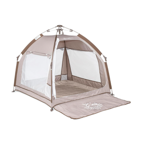 Baby Delight Go with Me Villa Portable Tent and Playard | Kids Tent and Playhouse | Indoor and Outdoor | Sandstone