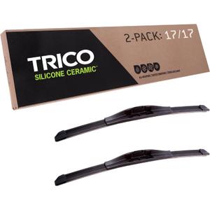 TRICO Gold™ (18-1717) 17 & 17 Inch Pack of 2 Automotive Replacement Windshield Wiper Blades for My Car Premium All Weather Beam Blade for Select Vehicle Models