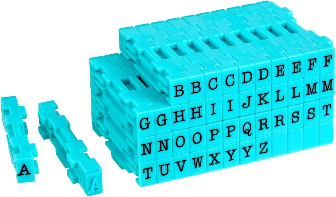 Recollections Michaels Clickable Uppercase Stamp Set - Connectable Stamps for Stationery, Scrapbooking, School Projects, Arts & Crafts - 1-Pack