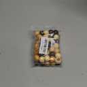 20mm Brown Wooden Macrame Beads - Hole 10mm - 30 Pieces Quality Large Hole Wood Beads for Macrame Projects/Garlands, Set of 2