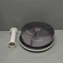 2 Tier Medicine Cabinet Organizer, Rotary Turntable Organizer for Medicine and Vitamin Bottles, Under Sink Organizer for Medicine, Bathroom Cabinet Storage, Tray has Removable Dividers, Easy Assembly