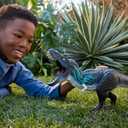 ​Mattel Jurassic World Muscle Madness Tyrannosaurus Rex Dinosaur Toy, 21.5 inches