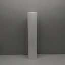 Ireer Glossy White Permanent Vinyl 24in x 100ft Printable Adhesive Vinyl Roll Peel and Stick Sticker Paper for All Professional Inkjet Printers for Office School DIY Factory Enterprise, 10 Mil Thick