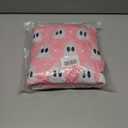 Halloween Chair Covers Set of 4 Cute Ghost Pumpkin Dining Room Slipcovers Stretch Parsons Chair Seat Protectors Halloween Decor-4PCS (One Size, Pink White)