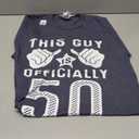 This Guy Is Officially 50 Years Old 50th Birthday T-Shirt Medium