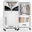Clothes Dryer, Portable Drying Machine with Timer, 60inch Laundry Drying Wardrobe with Large Capacity, Electric Dryer/Rack for Home | Appartments (Grey BI1)