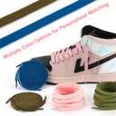 2 Pairs Flat Shoelaces for Athletic Running Sneakers Casual Shoes Unisex Colorful Shoe Laces Polyester