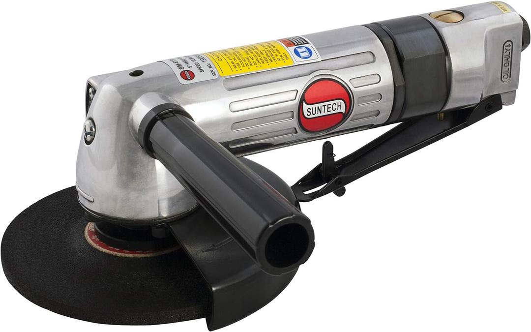 SUNTECH SM-6195 Sunmatch Pneumatic Angle Grinders, Silver