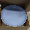 12 Pcs Unbreakable Deep Dinner Plates Set, 10 inch Reusable Plastic Wheat Straw Plates, Microwave and Dishwasher Safe Plate for Kitchen, Lightweight Plate for Dessert, BPA Free, 6 Colors (6-Dark Multicolor)