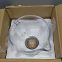 Glass Mixing Bowl 5 QT for KitchenAid 4.5 and 5 Quart Tilt-Head Stand Mixers, Fits Artisan KSM150, RRK150, KSM100, K45SS, KSM90, KSM95, K45, KSM110, 5KSM125 and More