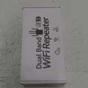 4 - Antenna WiFi Extender Signal Booster, WiFi Extender with 1200Mbps Dual - Band 2.4G&5G, WiFi Booster with 3 Modes & 2 Ethernet Ports, WiFi Repeater with 12880 Sq.ft Coverage 105 Devices