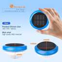 Solar Floating Pool Lights,RGB Color Changing Pool Floating Light,IP68 Waterproof Solar Pool Lights that Float,LED Pool Light for Inground & Above Ground Pools,Outdoor Garden,Party Decor (2)