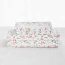 Gogreen 3PC Deep Pocket Twin Sheet Set Fit 14", Breathable Microfiber Soft Twin Size Sheet Set, Hotel Style Bed Sheet Set, Gift for Women, Men - Pink Floral