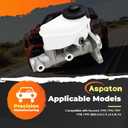 Brake Master Cylinder with Reservoir MC390285 Compatible with Tacoma 1995-2000 2.4/2.7L L4 3.4L V6 4720104030 (without ABS)