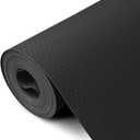 Shelf Liners 24 inch x 20 ft Shelf Liners for Kitchen cabinets nonstick Shelf Lining Drawer Mats EVA Protector for Cupboard (Black,24 inch x 20 ft)