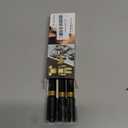 3Pcs Gold Liquid Mirror Chrome Markers, Permanent Reflective Metallic Gold Paint Pen, High Gloss Car DIY Model Painting, Touch Up Repair Kit for Plastic Metal Glass Fabric Ceremic Resins