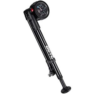 BETO High Pressure Shock Pump - (400 PSI Max) MTB Bike Shock Pump for Fork & Rear Suspension with No-Loss Schrader Valve, Black