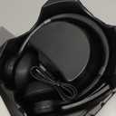 TECKNET Wireless Headset, Bluetooth Headset with Noise Cancelling Microphone - Rechargeable Bluetooth V5.2 Headphones, 50H Playtime & Mic Mute, On Ear Headphones for Trucker/Remote Work/Call Center (Deep Black)