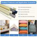 KING MOUNTAIN Canvas Repair Patch 1630 Inch Self-Adhesive Waterproof Fabric Patch for Sofas, Tents, Furniture,Tote Bags, Car Seats (Beige)