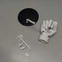 Hand Model, Adjustable Hand Model for Drawing, Lively Manikin Figure Hand Model for Desk Decoration, Sketching, Drawing, Painting (Right Hand-White)