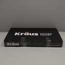 KRAUS Urbix Industrial Pull-Down Single Handle Kitchen Faucet in Brushed Gold, KPF-3126BG