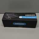 ANDGOO Large Acrylic Display Risers, 2 Sets(11.2”L~11.6”L~12”L) Clear Rectangular Showcase Collectibles Display Shelf, Retail Desktop Risers Display Stand for Organize and Decoration