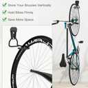 Housolution Bike Wall Mount with Fixed Hook, [2 Pack] Heavy Duty Bike Storage Rack, Bike Rack Vertical Stand for Garage - Easily Hang/Detach - with Screws Iron Bike Hanger Brackets