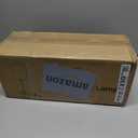 Table Lamp for Bedroom 2 Pack,18in Bedside 18inch Blue Fabric Shade White Base