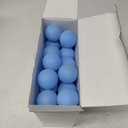 Jedulin 40MM Ping Pong Balls, 50 Pack Assorted Colored Tennis Balls Multi Color Plastic Balls Fun Beer Ping Pong Balls Bulk for Beer Pong Balls, Arts and Craft, Party Decoration, Cat Balls (Blue)