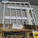 Carlson 29.536.5 Extra Wide Dog Gate with Small Pet Door, Walk-Through Pressure Mounted Metal Indoor Pet Safety Gate, Tested and Trusted by Pet Parents, American Designed, American Owned