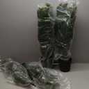 4FT Artificial Topiary Cedar Tree, Fake Cedar Plant for Indoor Outdoor Dcor, UV Resistant Faux Evergreen Tree for Home Garden Porch Office, Artificial Christmas Tree Alternative Decoration,2Pack