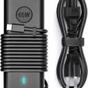 65W USB C Laptop Charger for Dell XPS and Latitude 5000 5420 5520 65W Dell Laptop Charger Type C