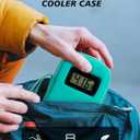 YOUSHARES Insulin Cooler Travel Case with Temperature Display - Refrigerated Medicine Cooling Bag with 2 TSA Approved Ice Pack, Medication Pen Diabetic Supplies Organizer for Trip and Daily