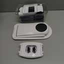 8 Blade All-in-1 Vegetable Chopper Mandoline Slicer with Container, Food Chopper, Onion Chopper, Veggie Cutter for Salad, Kitchen Gadgets Accessories Essentials, White