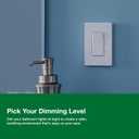 Lutron Diva LED+ Dimmer Light Switch for Dimmable LED, Halogen, and Incandescent Bulbs, 150 Watt, Single-Pole or 3-Way, DVCL-153P-BL, Black