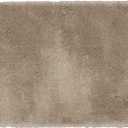 Garland Rug Finest Luxury Brown Taupe 22 in. x 60 in. Ultra Plush Washable Bath Rug -Soft, Fluffy, Non-Slip Design for Your Bathroom, Combining Comfort, Durability, and Elegance for Your Home, 1'10" x 5'