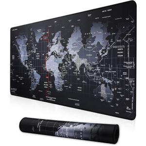 XXL Professional Large Mouse Pad & Computer Game Mouse Mat (35.4x15.7x0.1IN, Map) (90 * 40 Map)