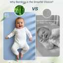 Yoofoss Pack and Play Sheets Fitted Viscose Derived from Bamboo, 2 Pack Mini Crib Sheet for Pack N Play Mattress, Soft and Breathable Playard Sheets for Boys Girls, 38x26in