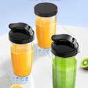 Ganiza Blender for Smoothies, 14Pcs Personal Blender for Shake and Smoothies for Kitchen with 3 Portable Cups (1x24oz & 2X17oz), Single Serve Smoothie Maker, Nutritious Recipe
