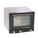 Cadco OV-003 Quarter-Size Commercial Countertop Convection Oven, 3 Pan Capacity, Manual Time & Temp Controls, Stainless Steel, 18-7/8" Wide, 120V, NSF & UL Certified