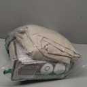 Pinch Pleated Natural Linen Blackout Short Cafe Curtains 63 Inches Long 2 Panels Set, Memory Trained Two Layer Light Blocking Thick Curtain for Kitchen Insulated Soundproof Farmhouse Windows Drapes