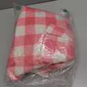 Malier Classic Plaid Fleece Dog Coat Jacket with Pocket, Windproof Warm Vest Winter Pet Clothes Apparel for Small Medium Large Dogs (Pink, XXX-Large)