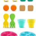 LeapFrog Shapes and Sharing Picnic Basket, Pink, 8.7" X 6.7" X 6.2"