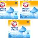 Arm & Hammer Laundry Detergent Power Sheets,Fresh Breeze, up to 210 Loads, 35 Ct (Pack of 3)