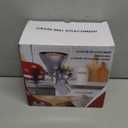 Grain Mill Attachment for KitchenAid Stand With 12 Grind Level, Kitchen Aid Mixer Attachments Wheat Grinder Fit for Wheat, Corn, Oats, Buckwheat, Millet and Other Cereals - New Upgrades (Metal)